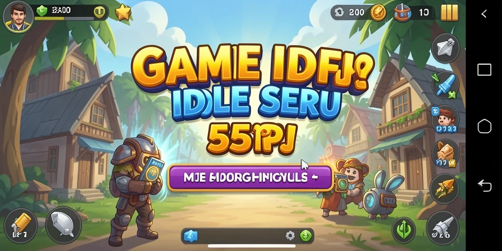 Tampilan gameplay seru dan interaktif di 55RP.