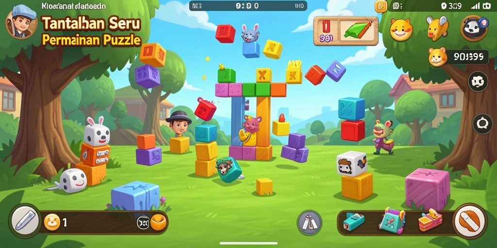 Tampilan gameplay seru dan menantang dari 9399.