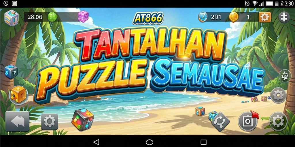 Screenshot AT866 menampilkan gameplay Puzzle yang menarik dan menantang.