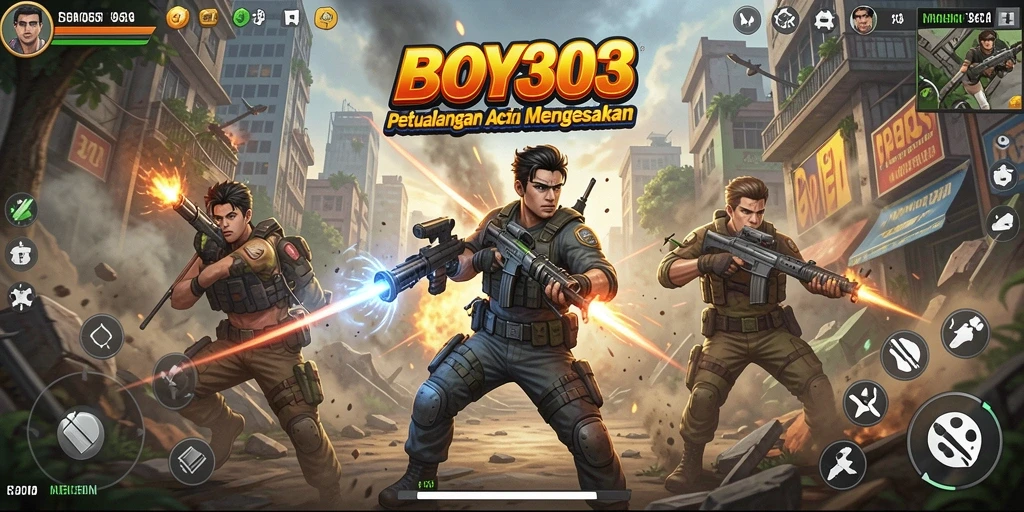 Gameplay seru di BOY303 yang penuh aksi.