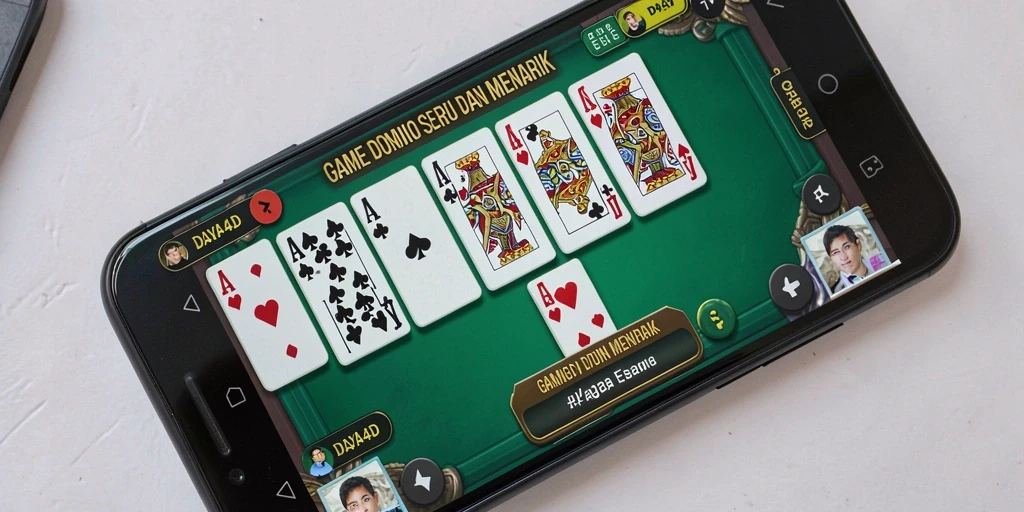 Gameplay seru dalam DAYA4D dengan berbagai mode domino.