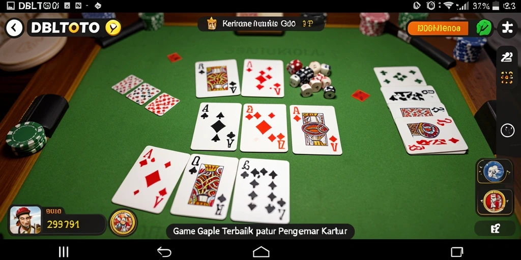 Tampilan gameplay DBLTOTO yang seru dan menantang.