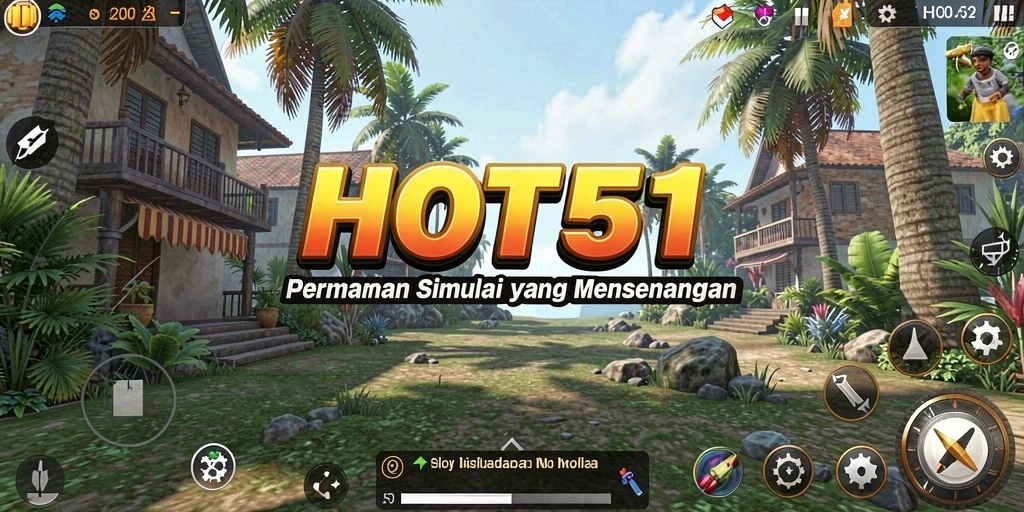 Tampilan gameplay HOT51 yang menakjubkan dalam dunia simulasi.