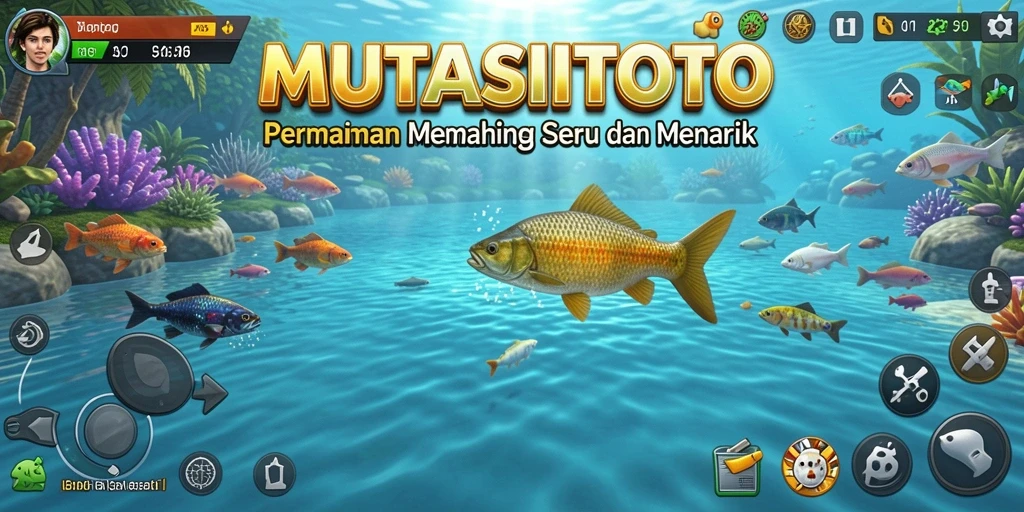 Tangkapan ikan besar dalam gameplay MUTASITOTO.