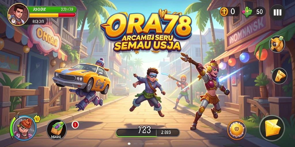 Tangkapan layar menunjukkan gameplay seru di ORA78 dengan tantangan menarik.