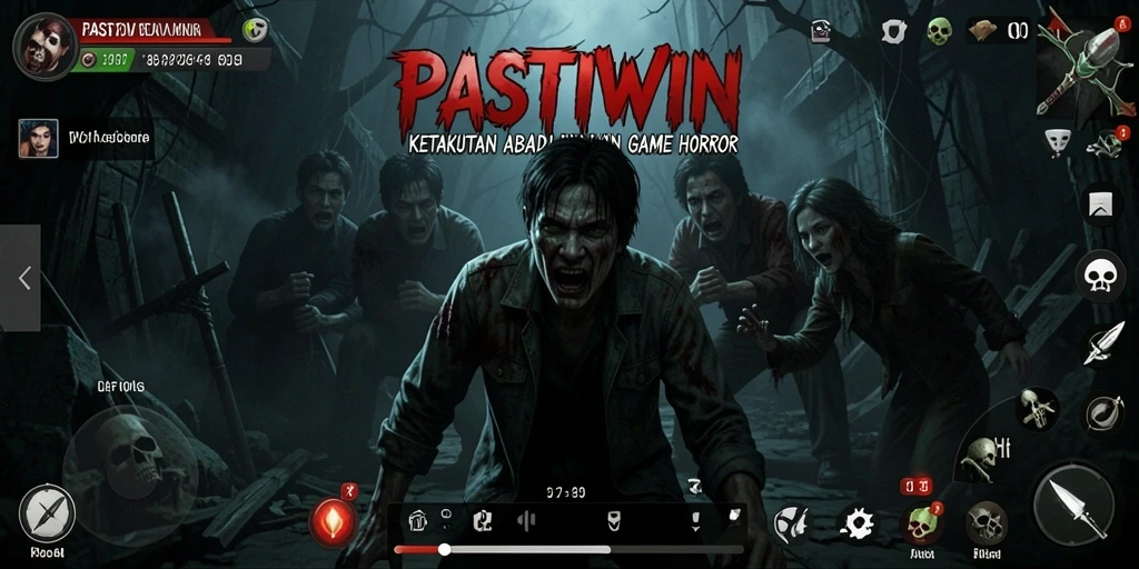 Tangkapan layar dari gameplay PASTIWIN yang mencekam dan menyeramkan.