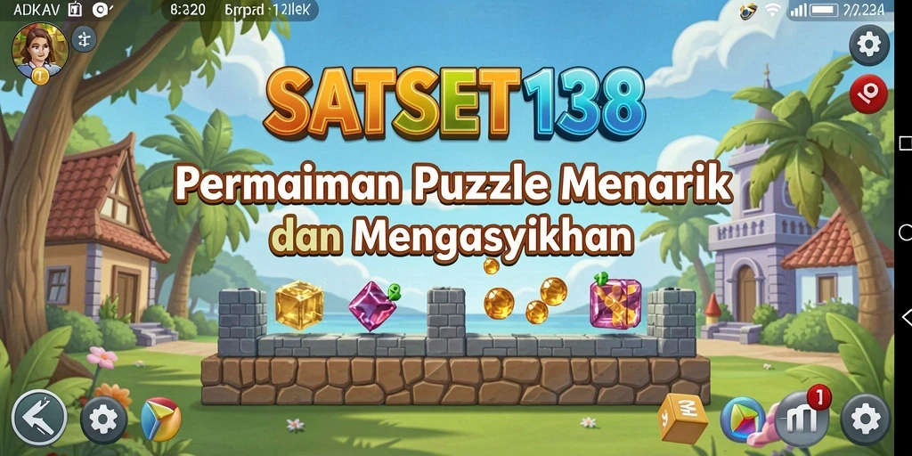 Tampilan gameplay penuh warna dan menarik dari SATSET138.