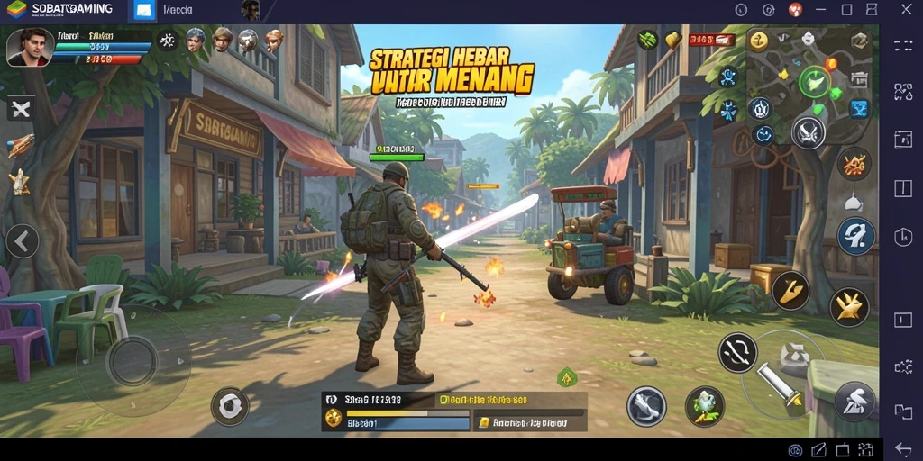 Tampilan gameplay menarik di dunia strategi SOBATGAMING.