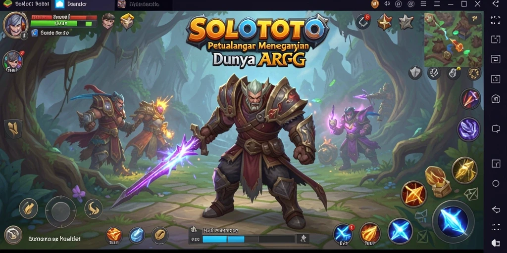 Tampilan gameplay seru dalam dunia ARPG yang memikat.