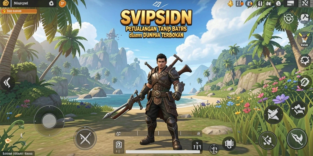 Tangkapan layar menampilkan aksi seru dalam petualangan Open World.