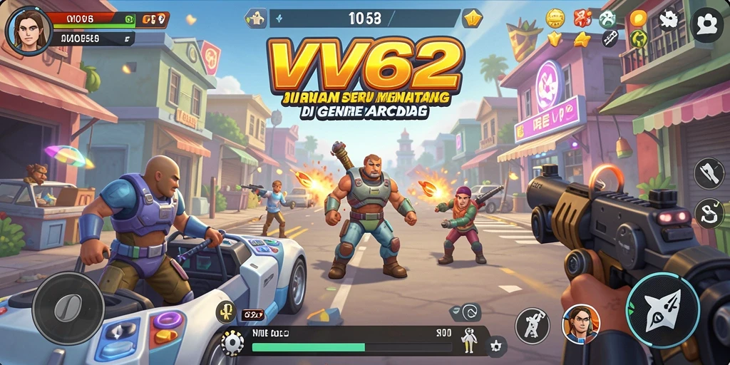 Tangkapan layar memperlihatkan gameplay seru dan penuh aksi di VV62.