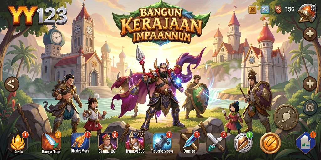 Tampilan gameplay menarik di dunia SLG yang menantang.